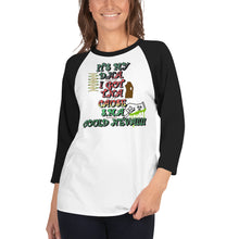 Load image into Gallery viewer, It's in my DNA baseball raglan shirt