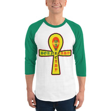 Load image into Gallery viewer, Warready Bornready Style 2 Short-Sleeve Unisex T-Shirt3/4 sleeve raglan shirt