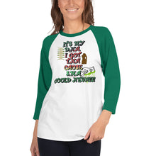 Load image into Gallery viewer, It's in my DNA baseball raglan shirt