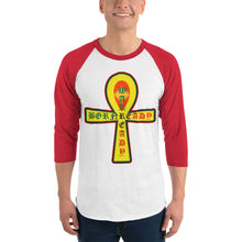 Load image into Gallery viewer, Warready Bornready Style 2 Short-Sleeve Unisex T-Shirt3/4 sleeve raglan shirt