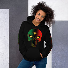 Load image into Gallery viewer, Bornready Warready Back side style 2....... Unisex Hoodie