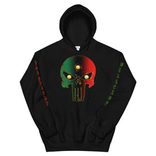 Load image into Gallery viewer, Bornready Warready Back side style 2....... Unisex Hoodie