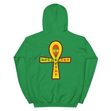 Load image into Gallery viewer, Bornready Warready Back side style 2....... Unisex Hoodie