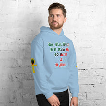 Load image into Gallery viewer, Anubis Do Not Worry I'll Take my 40 Acres & a Mule Unisex Hoodie