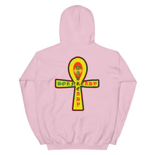 Load image into Gallery viewer, Bornready Warready Back side style 2....... Unisex Hoodie