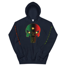 Load image into Gallery viewer, Bornready Warready Back side style 2....... Unisex Hoodie