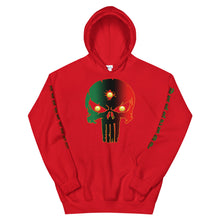 Load image into Gallery viewer, Bornready Warready Back side style 2....... Unisex Hoodie