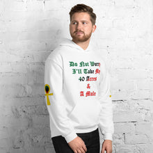 Load image into Gallery viewer, Anubis Do Not Worry I'll Take my 40 Acres & a Mule Unisex Hoodie