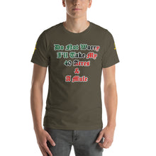 Load image into Gallery viewer, Anubis Do Not Worry I Will Take My 40 Acres & A Mule  Short-Sleeve Unisex T-Shirt