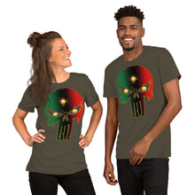 Load image into Gallery viewer, Warready Bornready Backside style 1 …..Short-Sleeve Unisex T-Shirt