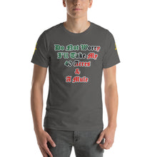 Load image into Gallery viewer, Anubis Do Not Worry I Will Take My 40 Acres & A Mule  Short-Sleeve Unisex T-Shirt