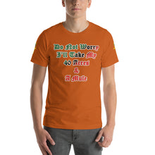 Load image into Gallery viewer, Anubis Do Not Worry I Will Take My 40 Acres & A Mule  Short-Sleeve Unisex T-Shirt