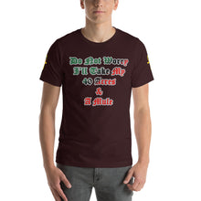 Load image into Gallery viewer, Anubis Do Not Worry I Will Take My 40 Acres & A Mule  Short-Sleeve Unisex T-Shirt