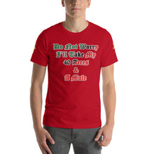 Load image into Gallery viewer, Anubis Do Not Worry I Will Take My 40 Acres & A Mule  Short-Sleeve Unisex T-Shirt
