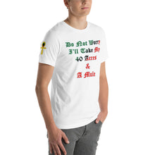 Load image into Gallery viewer, Anubis Do Not Worry I Will Take My 40 Acres & A Mule  Short-Sleeve Unisex T-Shirt