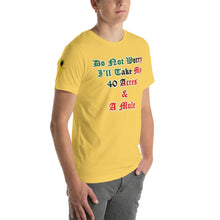 Load image into Gallery viewer, Anubis Do Not Worry I Will Take My 40 Acres & A Mule  Short-Sleeve Unisex T-Shirt