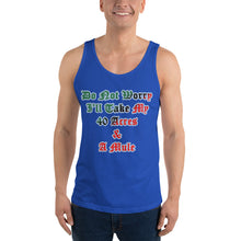Load image into Gallery viewer, Anubis Do Not Worry I Will Take My 40 Acres & A Mule Unisex Tank Top
