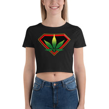 Load image into Gallery viewer, Cannabis woman Women’s Crop Tee