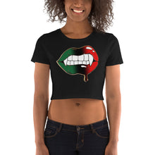 Load image into Gallery viewer, Lips it in my DNA Women’s Crop Tee