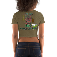 Load image into Gallery viewer, Lips it in my DNA Women’s Crop Tee