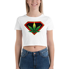 Load image into Gallery viewer, Cannabis woman Women’s Crop Tee