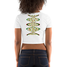 Load image into Gallery viewer, Its in my DNA women’s Crop Tee