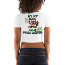 Load image into Gallery viewer, Lips it in my DNA Women’s Crop Tee