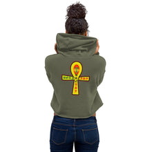 Load image into Gallery viewer, Bornready warready Crop Hoodie style 2