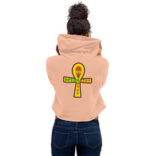 Load image into Gallery viewer, Bornready warready Crop Hoodie style 2