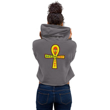 Load image into Gallery viewer, Bornready warready Crop Hoodie style 2