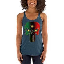Load image into Gallery viewer, Bornready Warready style 1 backside Women's Racerback Tank