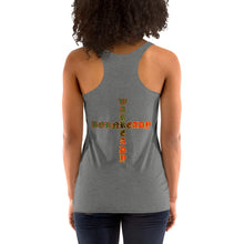 Load image into Gallery viewer, Bornready Warready style 1 backside Women's Racerback Tank