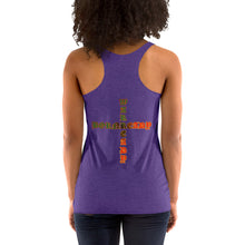 Load image into Gallery viewer, Bornready Warready style 1 backside Women's Racerback Tank