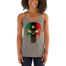 Load image into Gallery viewer, Bornready Warready style 1 backside Women's Racerback Tank