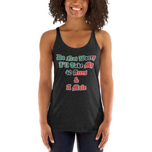 Load image into Gallery viewer, Anubis Do Not Worry I Will Take My 40 Acres & A Mule Women's Racerback Tank