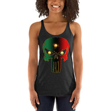 Load image into Gallery viewer, Bornready Warready style 1 backside Women's Racerback Tank