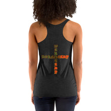 Load image into Gallery viewer, Bornready Warready style 1 backside Women's Racerback Tank