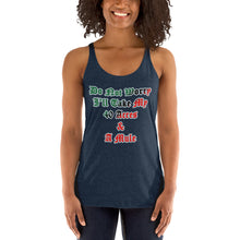 Load image into Gallery viewer, Anubis Do Not Worry I Will Take My 40 Acres & A Mule Women's Racerback Tank