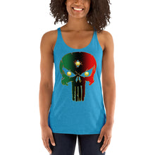 Load image into Gallery viewer, Bornready Warready style 1 backside Women's Racerback Tank