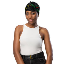 Load image into Gallery viewer, Pan African American flag design 4 All-over print bandana
