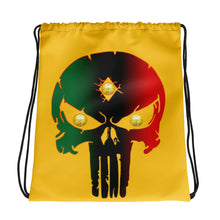 Load image into Gallery viewer, Color Yellow Bornready warready Style 2 Backside  Drawstring bag
