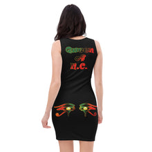 Load image into Gallery viewer, Color Black Queen of NC Sublimation Cut &amp; Sew Dress
