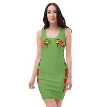 Load image into Gallery viewer, Color Green Queen of NC Sublimation Cut &amp; Sew Dress
