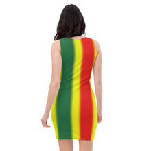 Load image into Gallery viewer, Rasta Cannabis Woman Sublimation Cut &amp; Sew Dress
