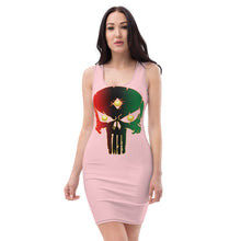 Load image into Gallery viewer, Color Pink 3... All seeing Eye SKull Backside style 1 Sublimation Cut &amp; Sew Dress
