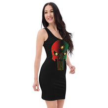 Load image into Gallery viewer, Color Black... All seeing Eye SKull Backside style 2 Sublimation Cut &amp; Sew Dress
