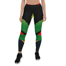 Load image into Gallery viewer, Extra large cannabis man logo Leggings
