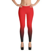 Load image into Gallery viewer, Red Cannabis women Back logo Leggings
