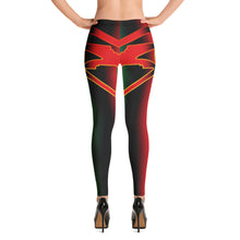 Load image into Gallery viewer, Tri color  Queen of NC logo 2 Leggings Style 1
