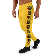Load image into Gallery viewer, Color yellow Bornready Warready with 3 all seeing skull  Men&#39;s Joggers
